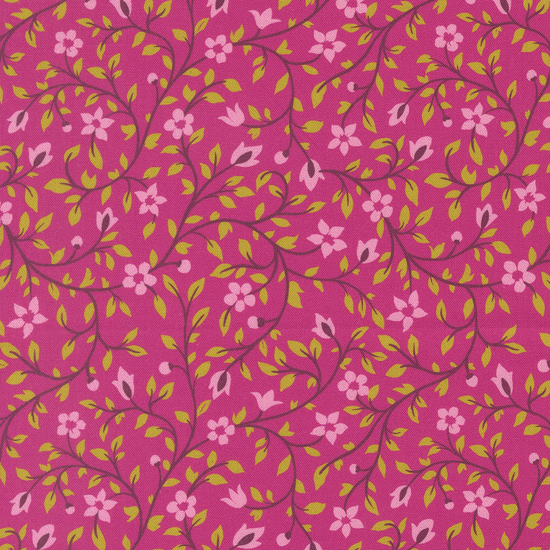 Parlor Serenity fabric in passion fruit by Crystal Manning for Moda Fabrics - 100% cotton quilting fabric featuring vibrant bohemian geometric print