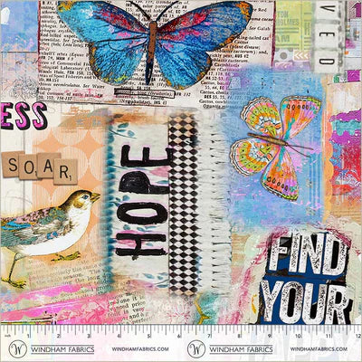 Windham Fabrics Canvas & Co Find Your Happy - Multi by Jennifer Lambien