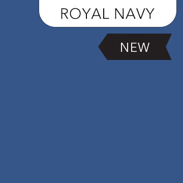 Northcott Colorworks solid fabric in royal navy blue - quilting cotton blender