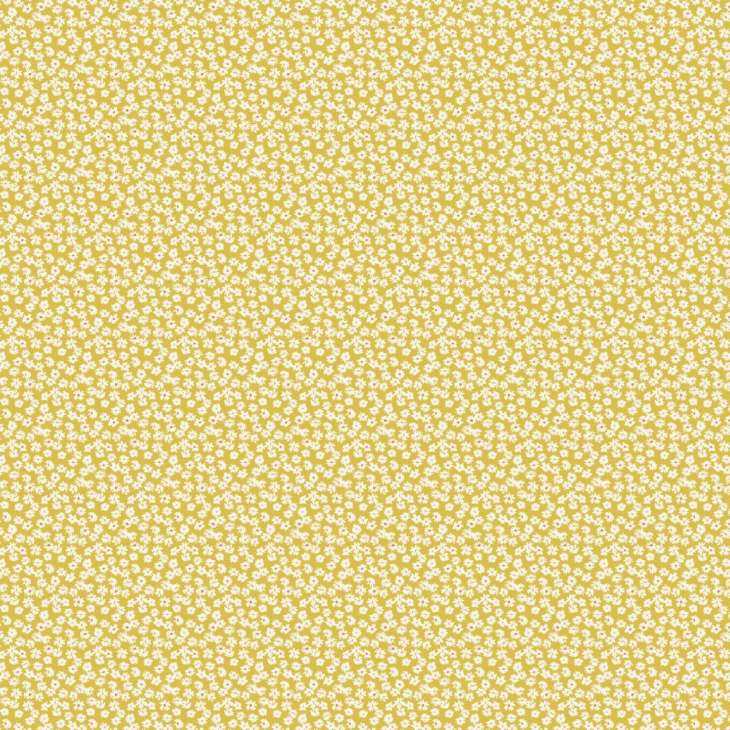 Tender Daisies fabric in yellow by Pippa Shaw for Figo Fabrics - 100% cotton quilting fabric featuring daisy floral print