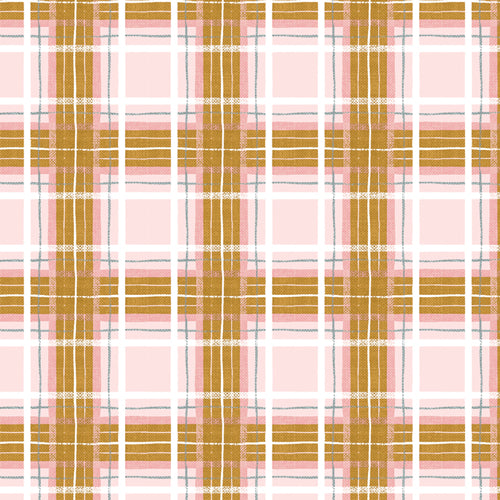 Adventale Jingle Plaid fabric by Katarina Roccella for Art Gallery Fabrics - 100% cotton quilting fabric featuring festive Christmas plaid print