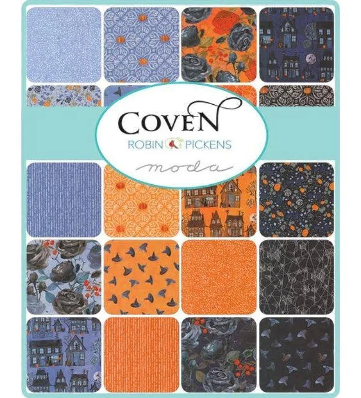 Coven collection by Robin Pickens for Moda Fabrics — rich moody Halloween quilting cotton fabric