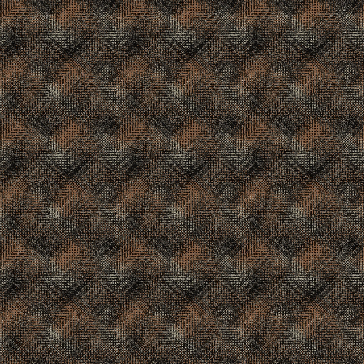 Haberdashery Tweed Black Multi by Deborah Edwards for Northcott Fabrics