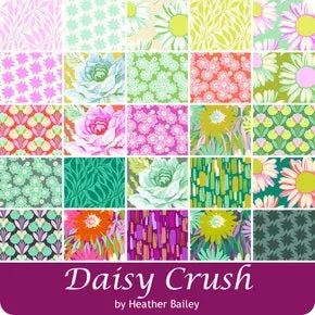 Daisy Crush by Heather Bailey for Figo — Fat Quarter Bundle — 25 SKUs'