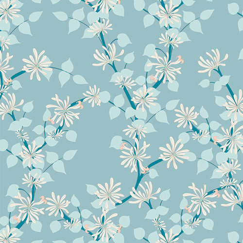 Gulf Breeze Coastal Jasmine fabric by Becca Plymale for Art Gallery Fabrics β 100% premium quilting cotton