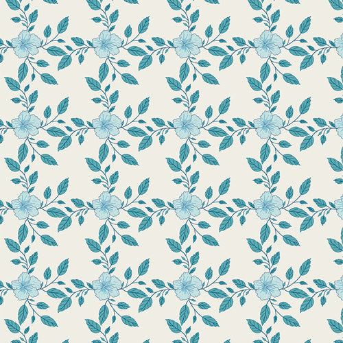 Gulf Breeze Strands of Hibiscus fabric by Becca Plymale for Art Gallery Fabrics β 100% premium quilting cotton