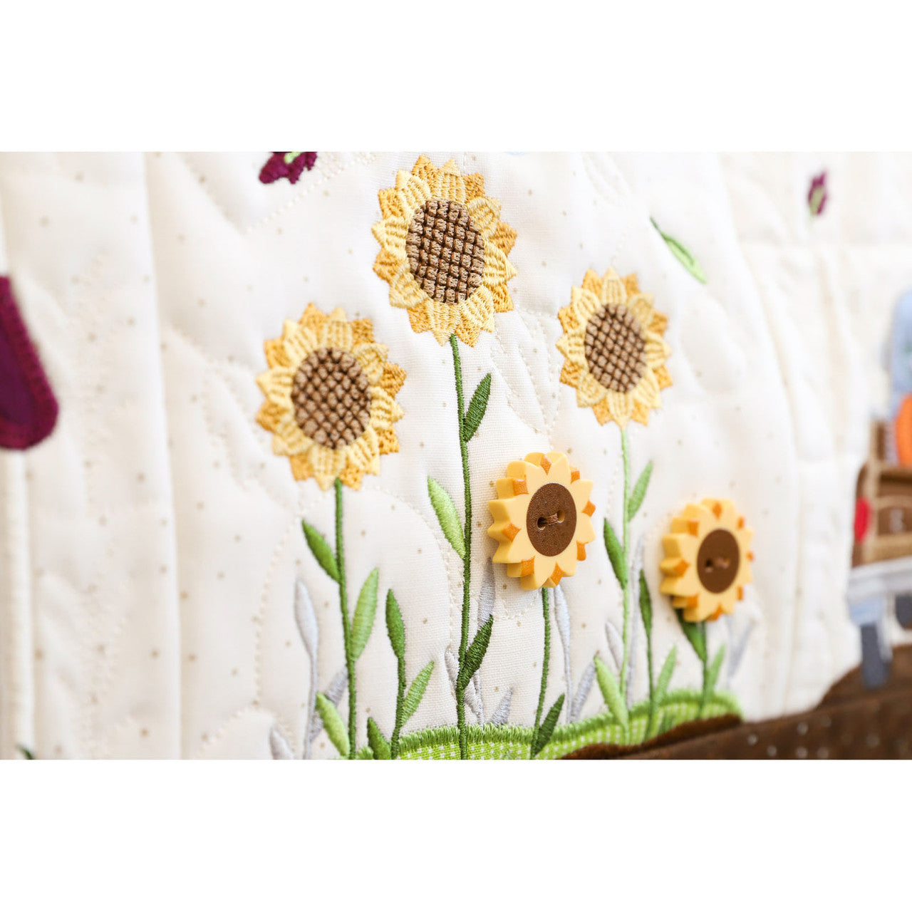Kimberbell Autumn Acres embellishment kit — complete notions set for fall bench pillow project