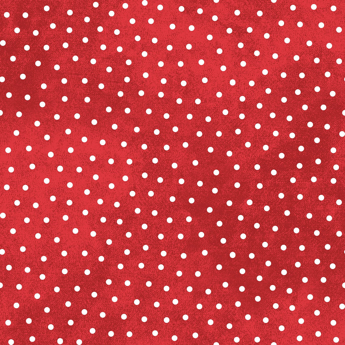 Snowtop Mountain Dots Red flannel fabric by Bonnie Sullivan for Maywood Studios.
