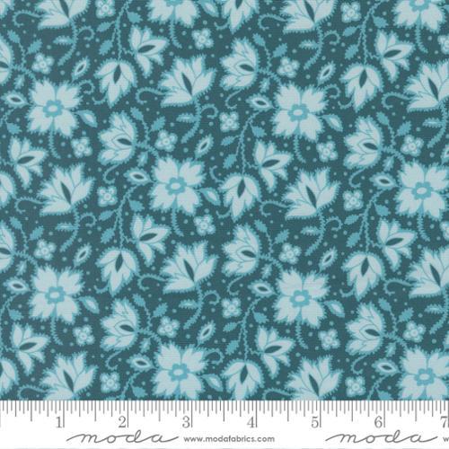 Parlor Soul Shine fabric in peacock by Crystal Manning for Moda Fabrics - 100% cotton quilting fabric featuring vibrant bohemian geometric print