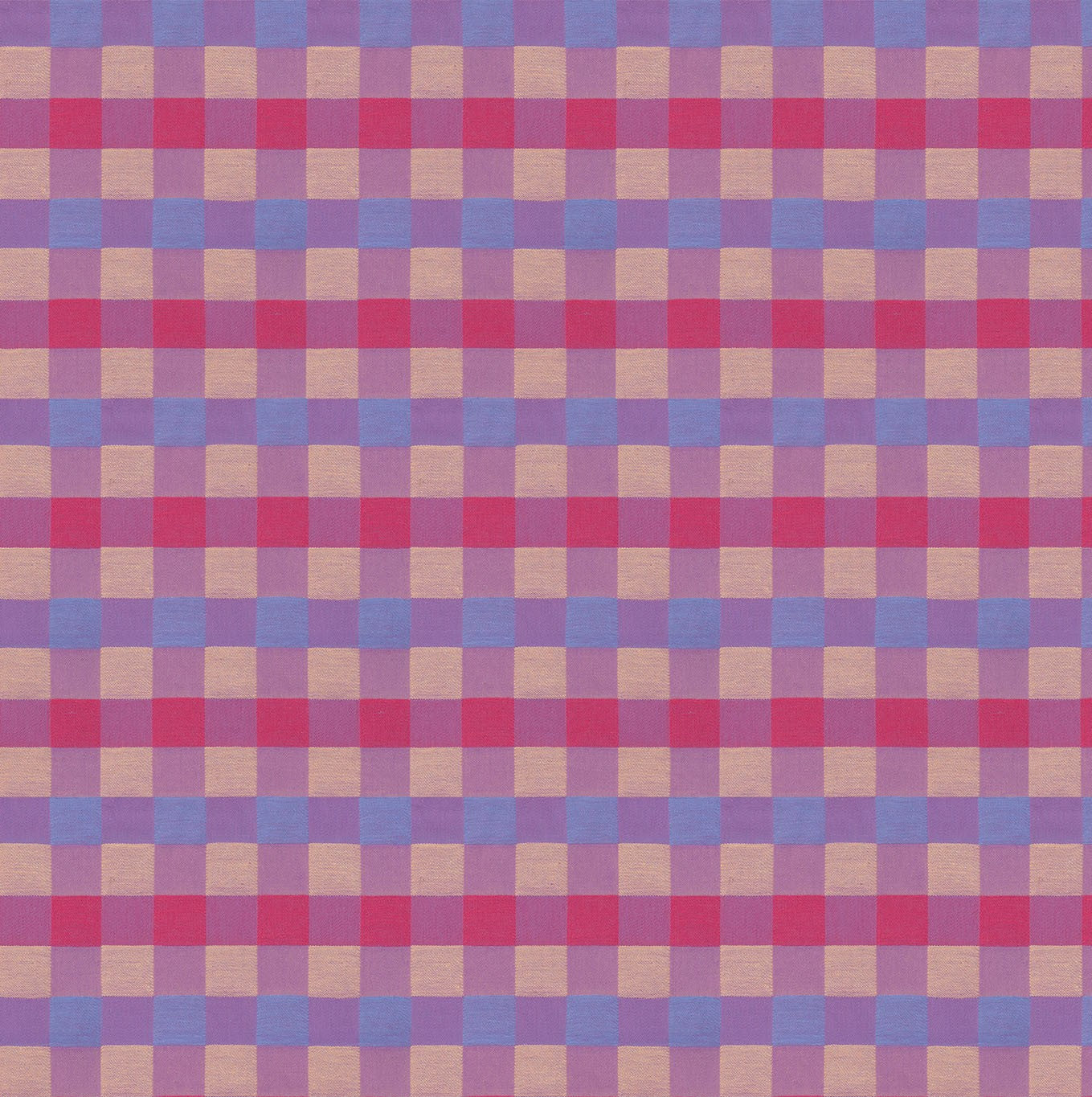 Checkered pattern with red and blue squares