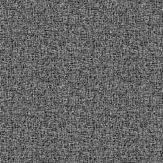 Soho Burlap Black quilting fabric by Patrick Lose for Northcott Fabrics – textured woven-look black print, 100% cotton, 43/44 inches wide
