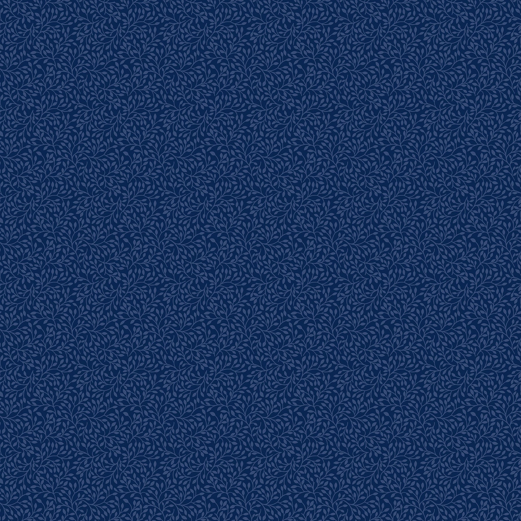Pomegranate Leaf Blender fabric in navy by Northcott Studios - 100% cotton quilting fabric featuring tonal woodland leaf print