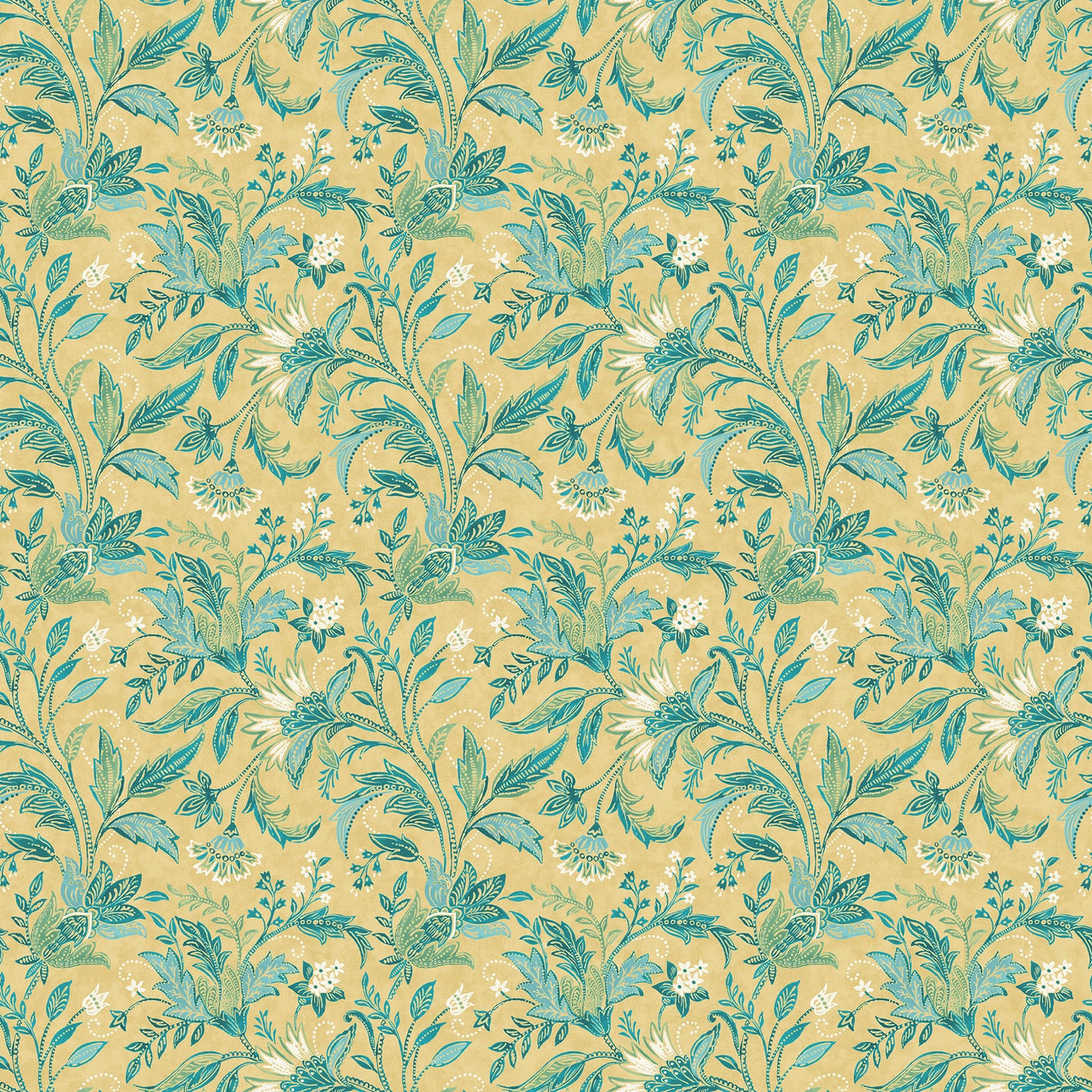 Mariposa by Elena Belokrinitski for Northcott - Large Trail - Yellow Multi