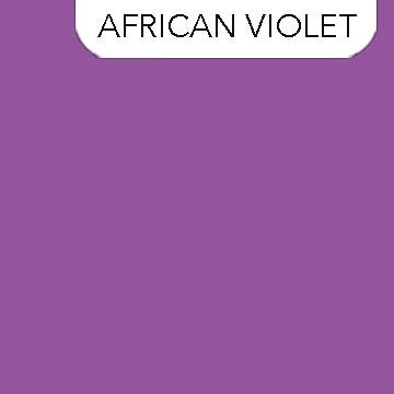Colorworks African Violet fabric by Northcott - premium solid blender in rich purple, 100% cotton quilting fabric