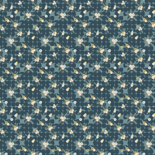 Tender By Pippa Shaw for Figo Fabrics  Dandelion Pavers - Green