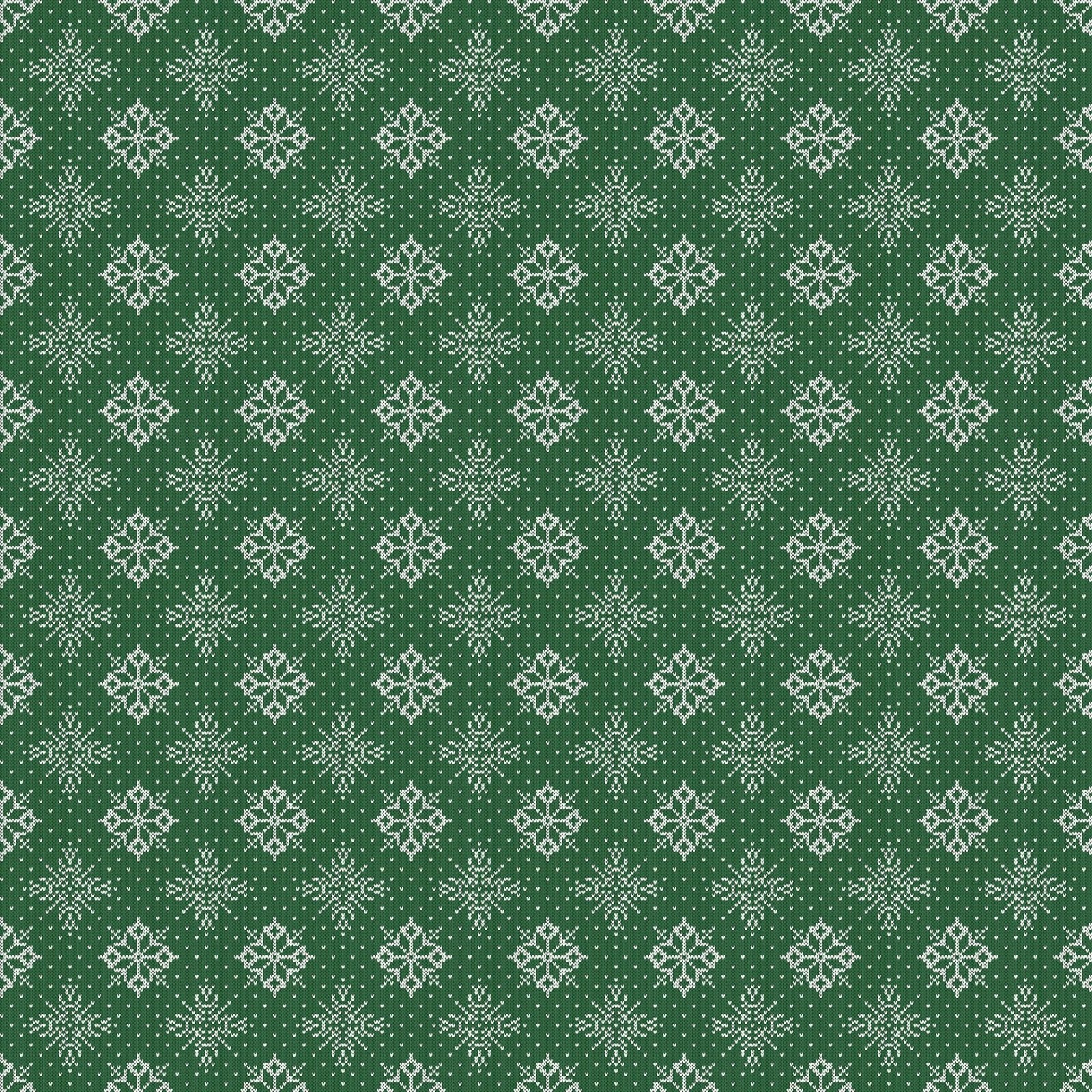 Knits in Green from Snowbound by FIGO Studios for FIGO Fabrics — cool green knit blender quilting cotton
