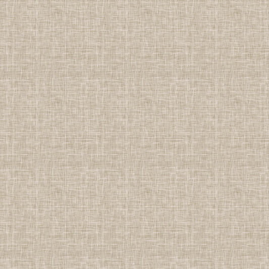 Burlap on Taupe from Snowbound by FIGO Studios — small burlap weave texture on warm taupe blender quilting cotton
