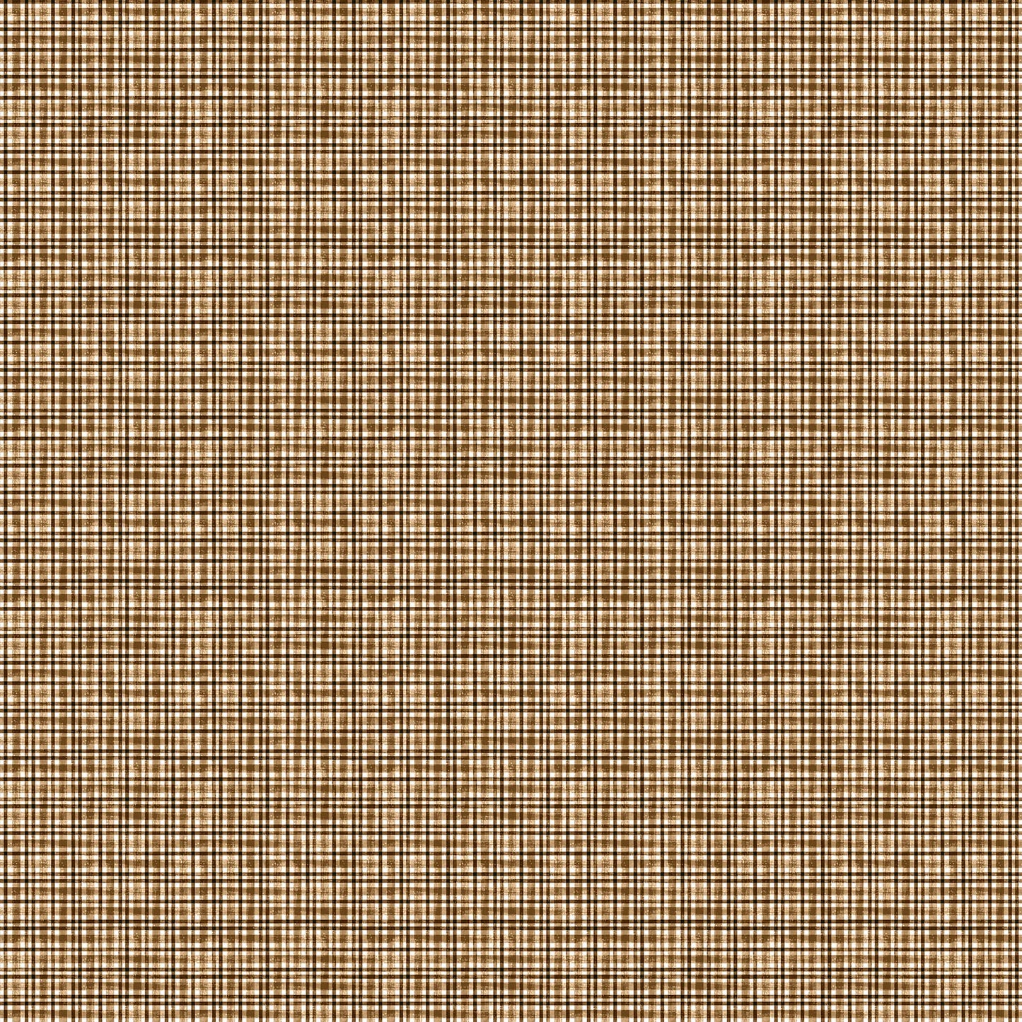 Check from Snowbound by Figo Fabrics for Northcott — caramel check print quilting cotton 10" square
