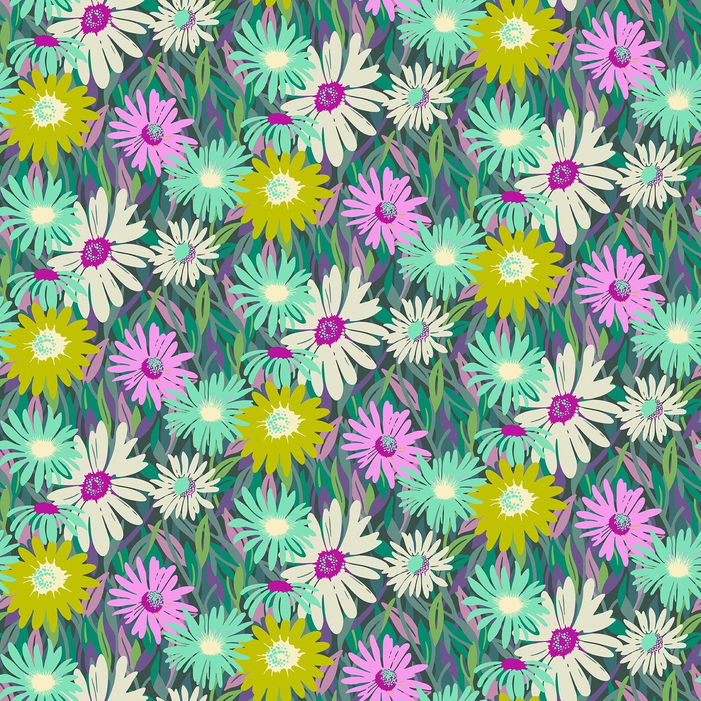 Daisy Crush by Heather Bailey for Figo - Shade  - 8 SKU Half Yard Bundle