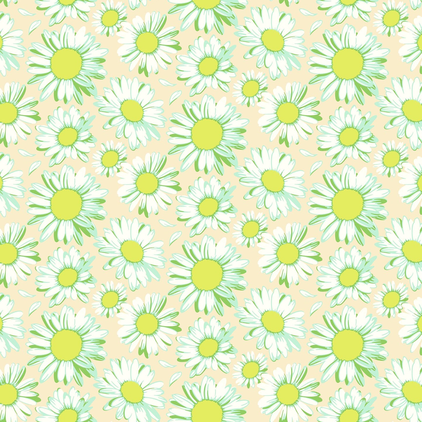 Daisy Crush by Heather Bailey for Figo - Clementine  - 8 SKUs' Hand-Cut Half Yard Bundle