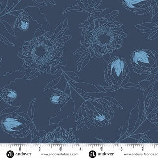 Color Me Whispered by Stephanie Organes for Andover Fabrics - Fat Quarter Bundle (13 SKUs)