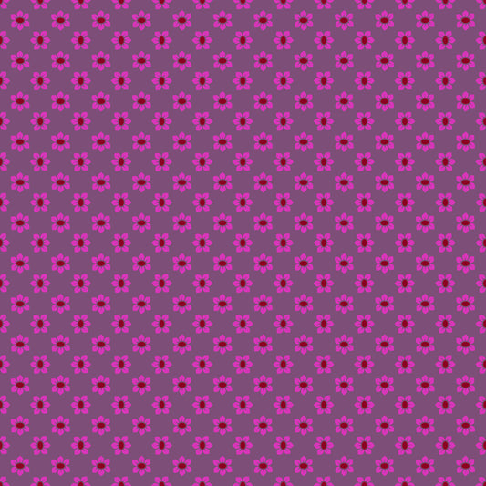 Allegory By Anna Maria Textiles for Northcott Fabrics - Stamped -Plum