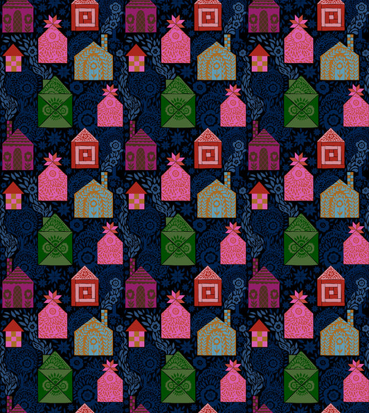 Allegory By Anna Maria Textiles for Northcott Fabrics - Storybook - Dark