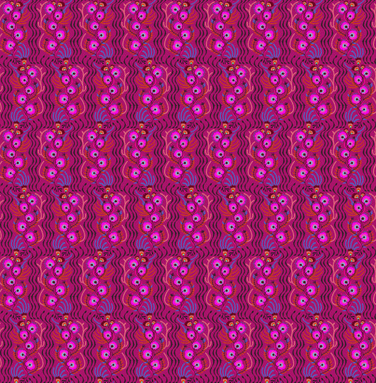 Allegory By Anna Maria Textiles for Northcott Fabrics - Tambourine - Magenta