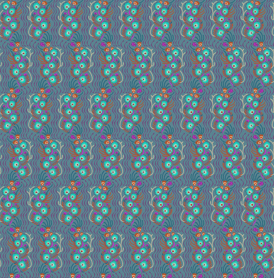 Allegory By Anna Maria Textiles for Northcott Fabrics - Tambourine -Storm