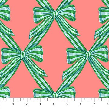Wrapped in Beachy from Cozy Christmas by Anna Maria Textiles for Northcott — soft coastal holiday print quilting cotton
