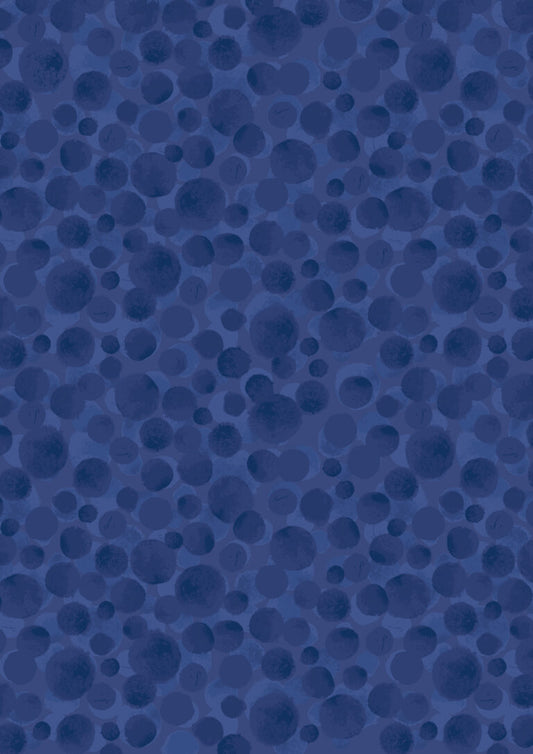 Lewis and Irene  Seasonal Bumbleberries AW25 Deep Seas Blue