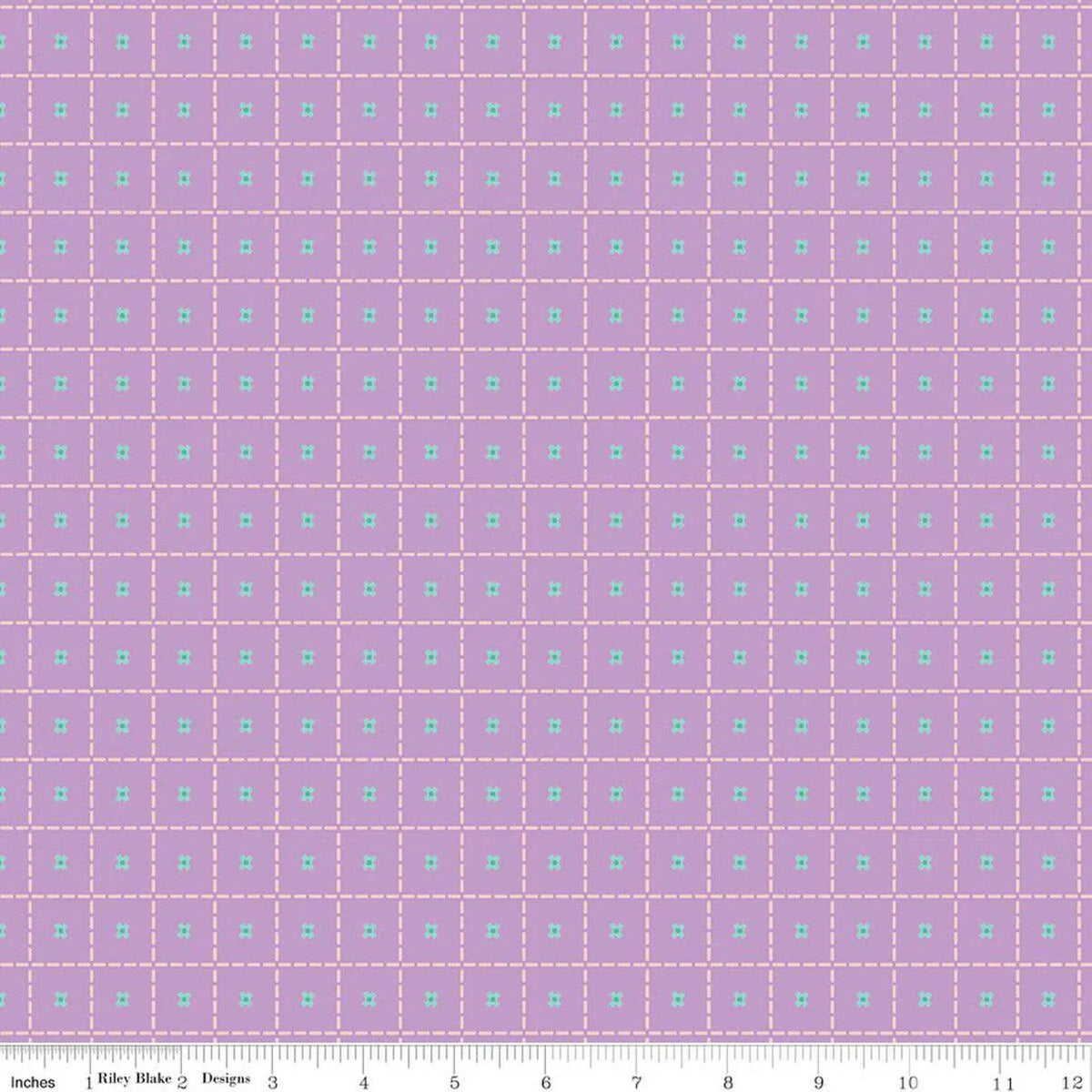 Pattern Patchwork Purple Patchwork Stitches Purple — Liza Taylor | Riley Blake Designs – Sew ...