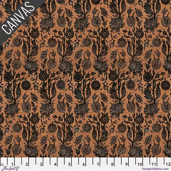 Halloween Gothic Tapestry - Hall seasonal canvas fabric by Tim Holtz
