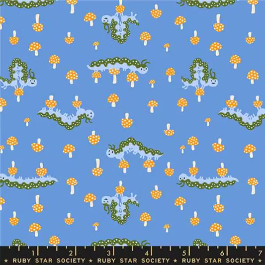 Hello Alice By Sarah Watts for Ruby Star Society Caterpillar Lindley Blue