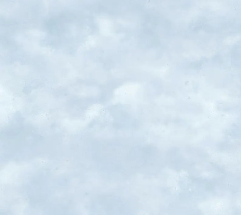 Bear Necessities By Deborah Edwards by Northcott Fabrics - Clouds Blue