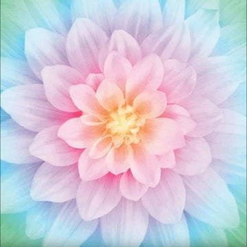 Hoffman Dream Big Flower Panel - Opal