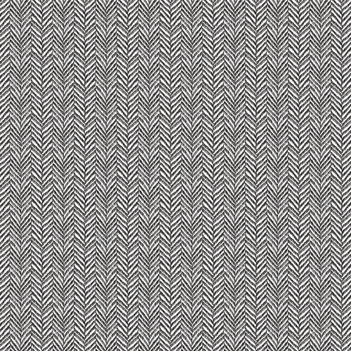 Witchbone Ghost from Enshadow by Katrina Rocella — white herringbone chevron on grey quilting cotton
