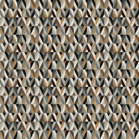 Habadashery Deborah Edwards for Northcott Fabrics Diamonds - Gray Multi