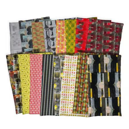 Counter by e bond Spark Pack 16-piece fat quarter bundle by Free Spirit Fabrics
