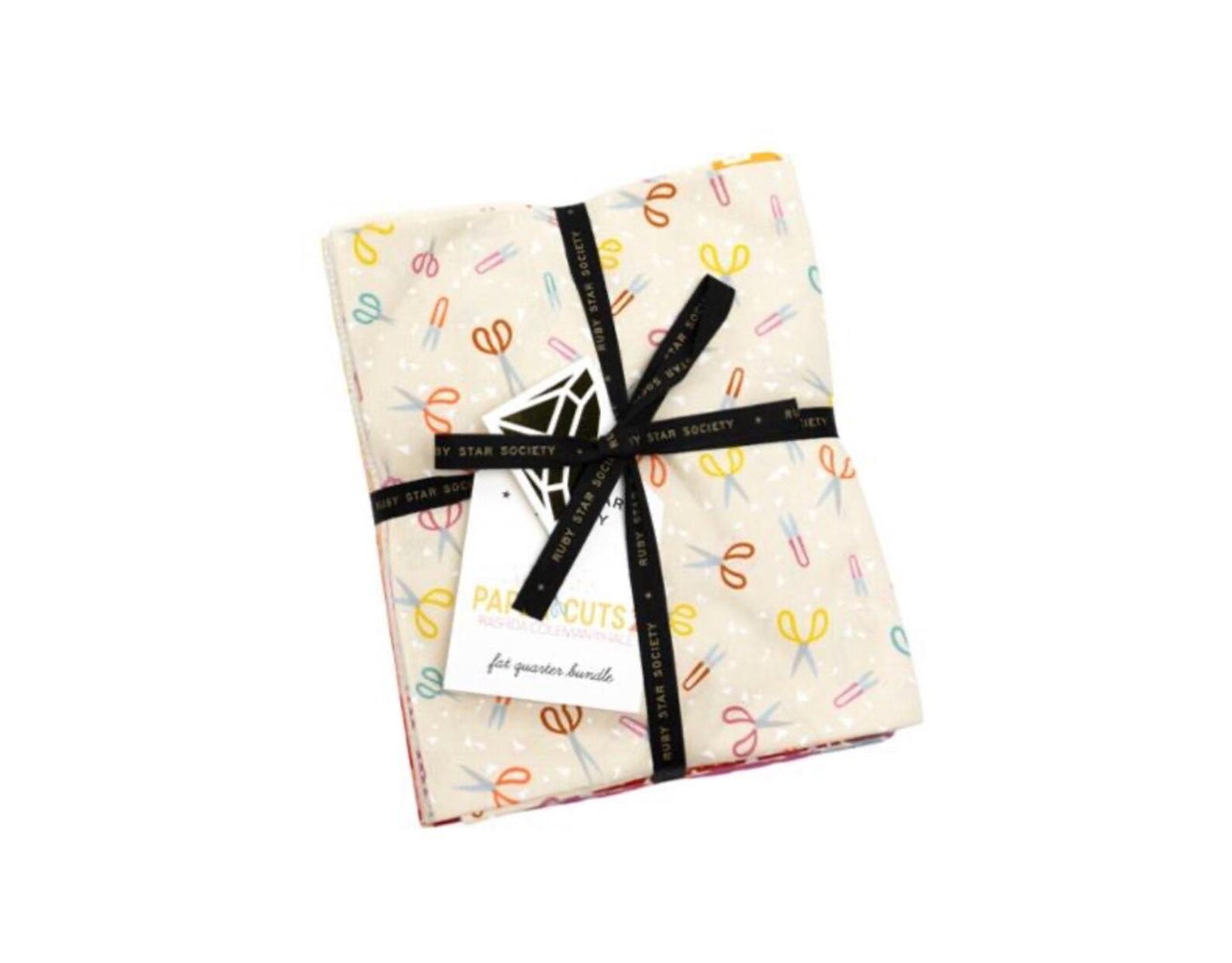 Paper Cuts 2 fat quarter bundle by Rashida Coleman Hale for Ruby Star Society, 25 factory-cut 18x21 inch cotton fabric pieces
