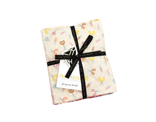Paper Cuts 2 fat quarter bundle by Rashida Coleman Hale for Ruby Star Society, 25 factory-cut 18x21 inch cotton fabric pieces
