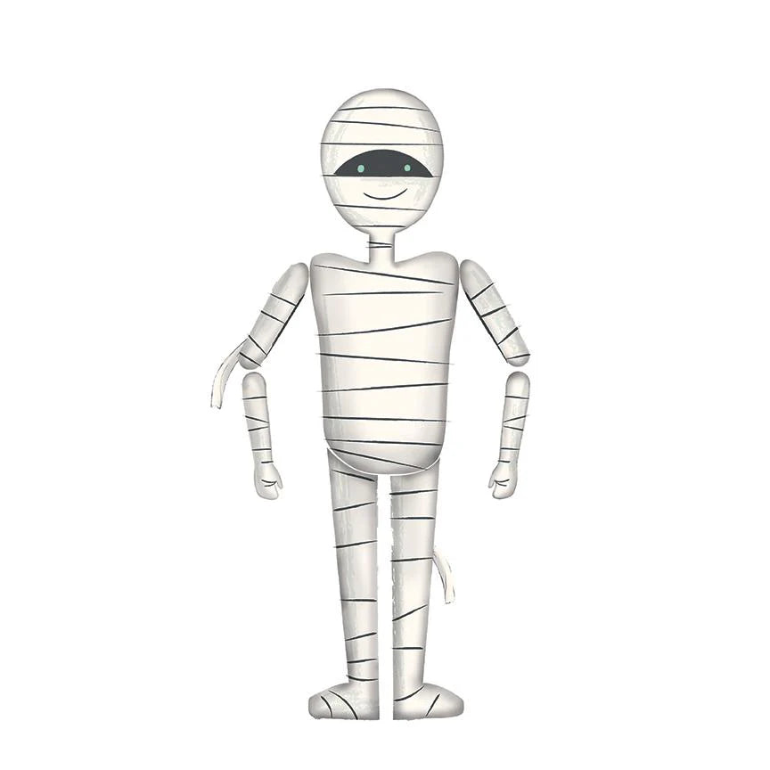 Mummy Doll Panel from Frank and Friends Halloween collection by My Mind's Eye for Riley Blake
