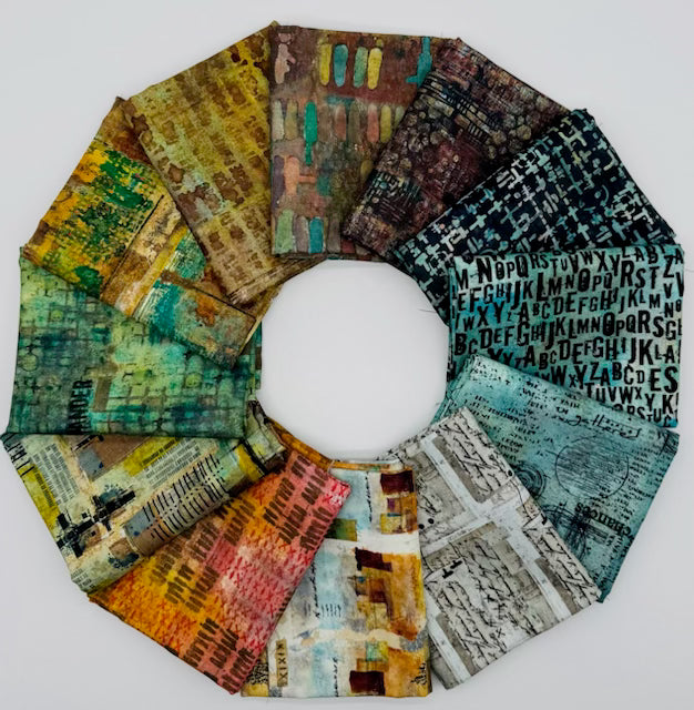 FreeSpirit Fabrics On Your Mark Fat Quarter Bundle full collection