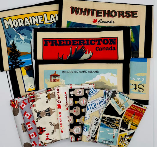 Red Pine Designs Proudly Canadian 3 Panel and & SKU handcut bundles .457 meter (1/2 yard) cuts (Copy)