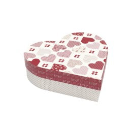 (Quilt kit): Letters to Cupid Heartwarming quilt kit featuring Valentine's Day themed fabrics by Riley Blake Designs