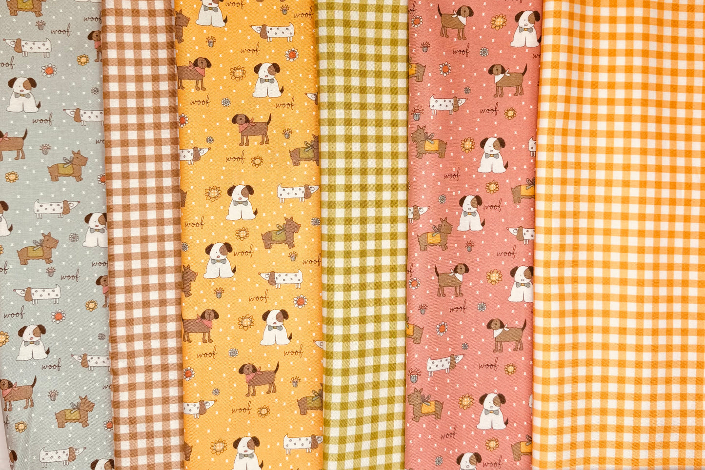  Lucky fabric collection 6 SKU bundle by Sweetwater for tote bag kit
