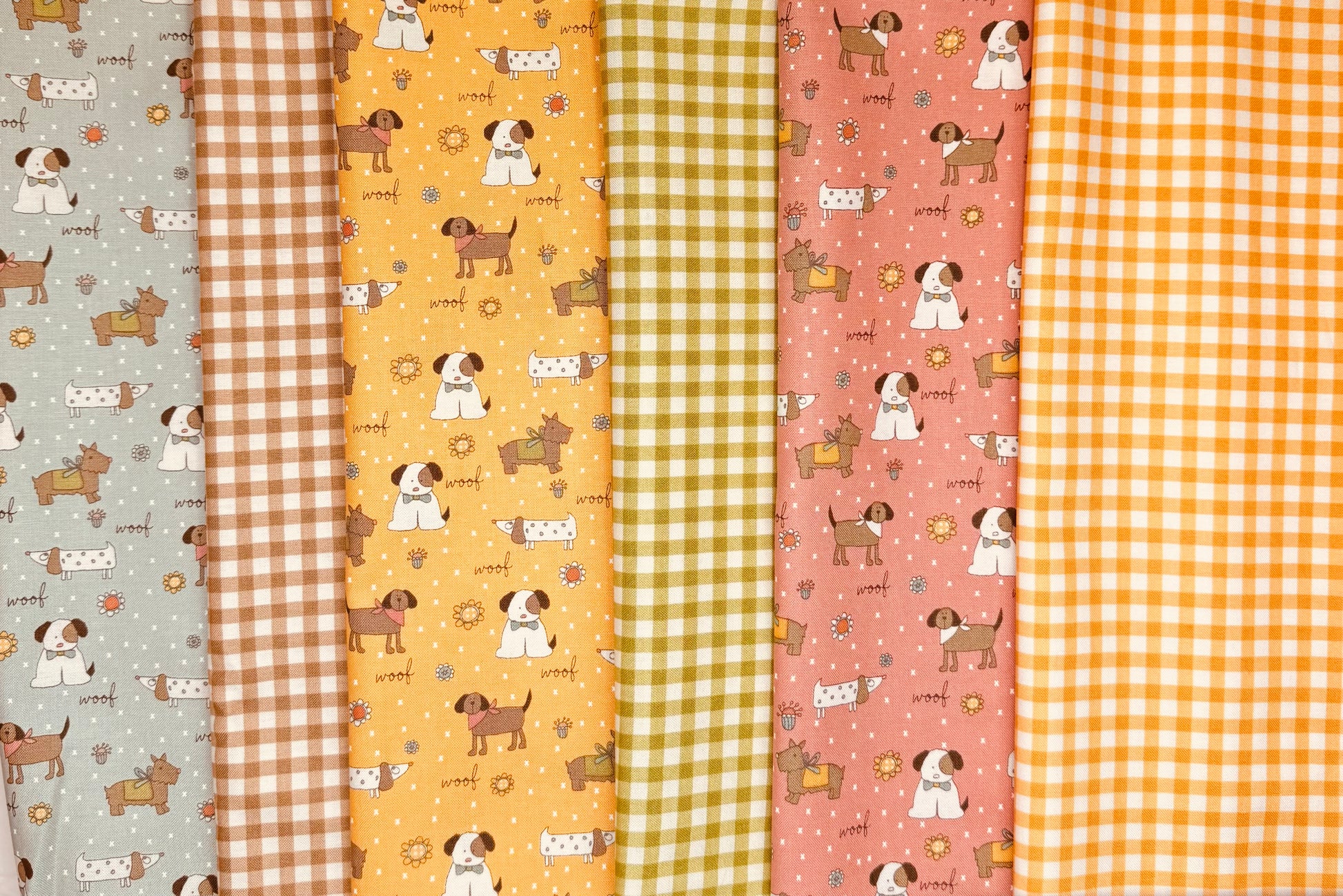  Lucky fabric collection 6 SKU bundle by Sweetwater for tote bag kit