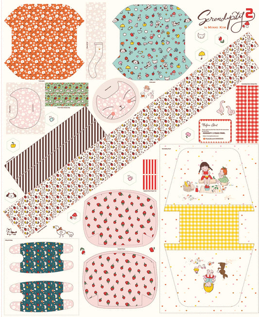 Riley Blake Serendipity 2 35 1/2in x 43 1/2in Pouch Panel by Minki Kim