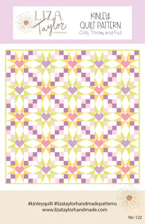 Kinley Quilt Pattern by Liza Taylor Handmade - modern quilt pattern with elegant design
