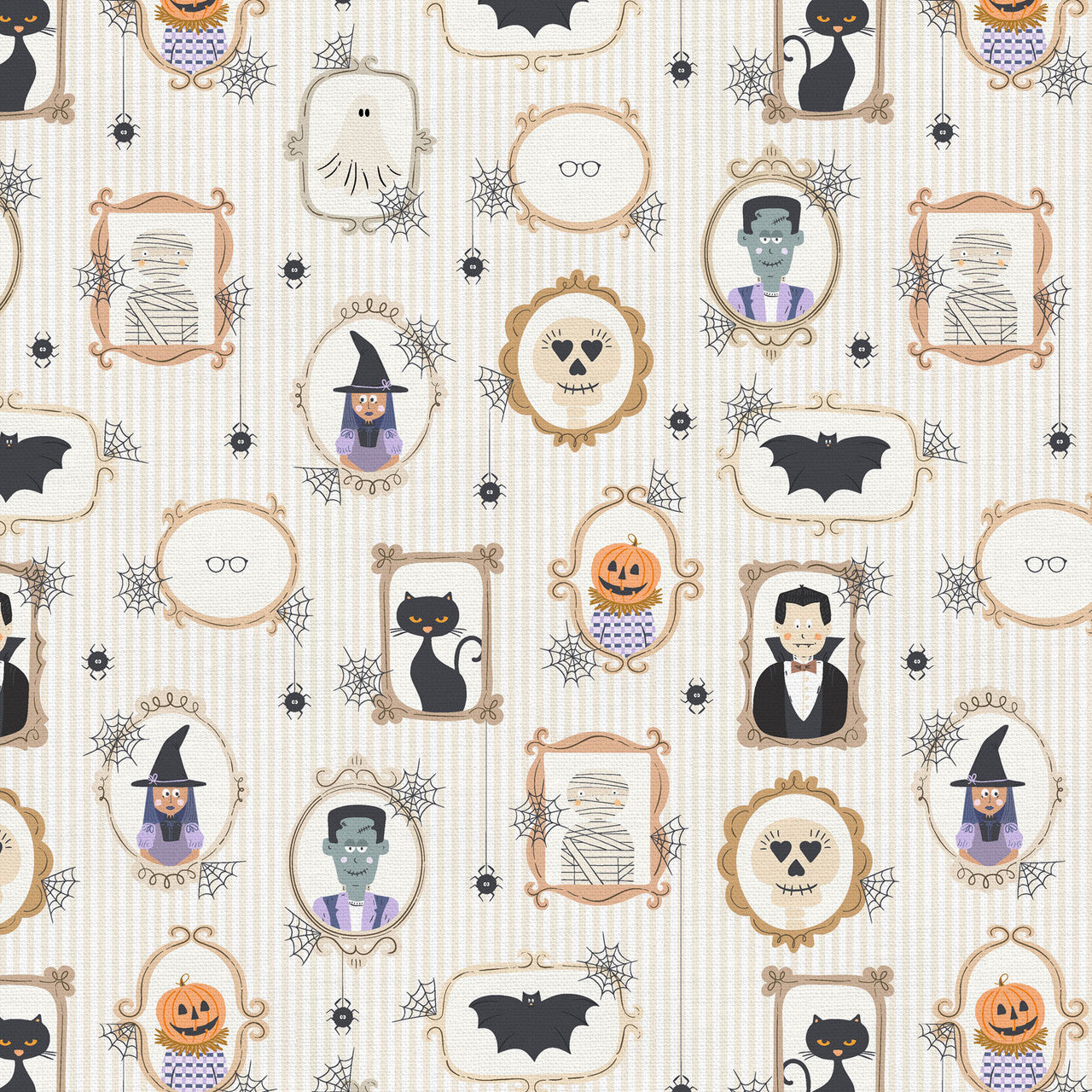Halloween Spooky Words Wall of Fame Cream from Hall of Fame by Paintbrush Studios — cream typography Halloween

